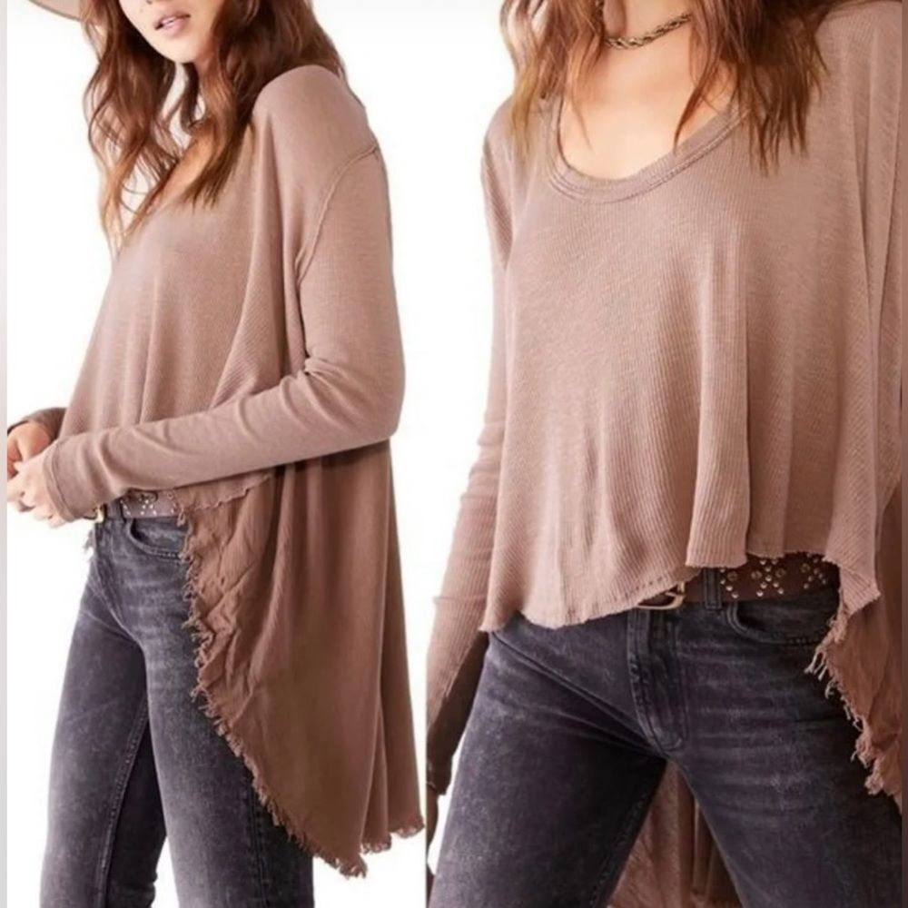 Free People we the free choco latte TT special Top